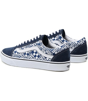 Vans off the wall blue shoes Clearance