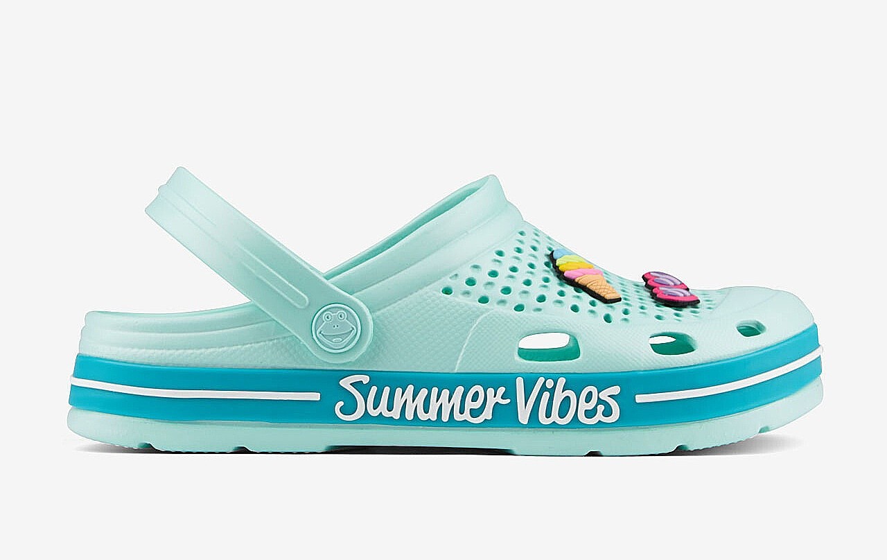 shoes Coqui 6423/Lindo - Light Mint/Turquoise Summer Amulet - kid´s
