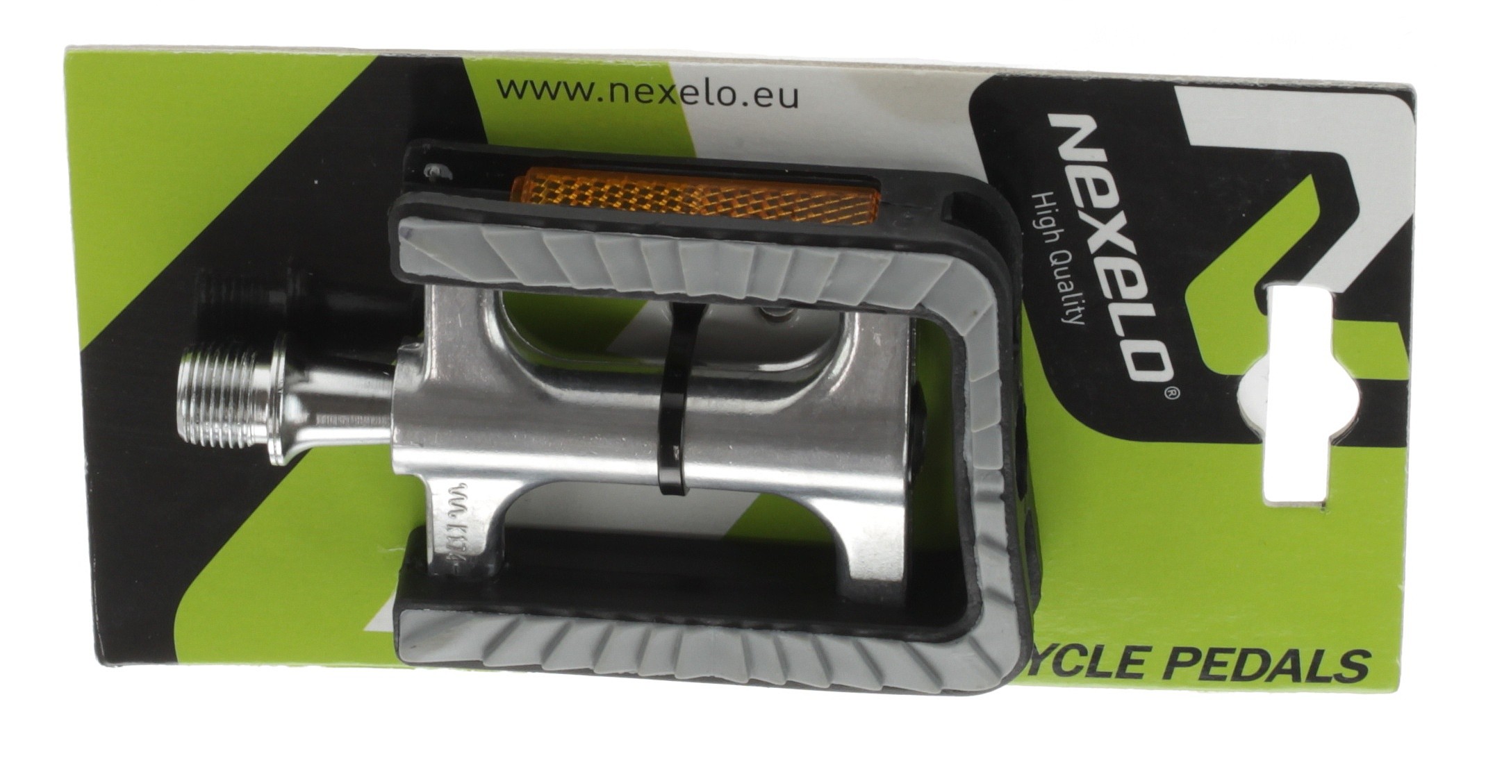 pedals Nexelo Protiskluzové - 22142/Black/Silver