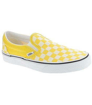 Slip on vans checkerboard yellow Clearance