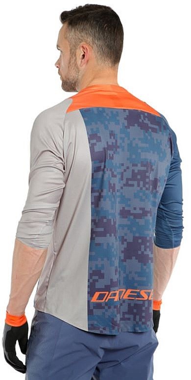 koszulka rowerowa Dainese Otzarreta 3/4 - Camo Blue/Light Blue