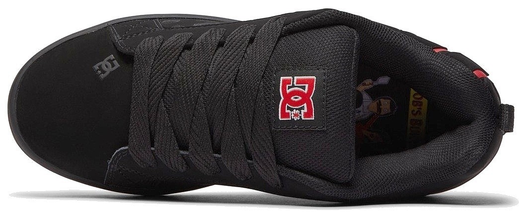 dc court graffik black red