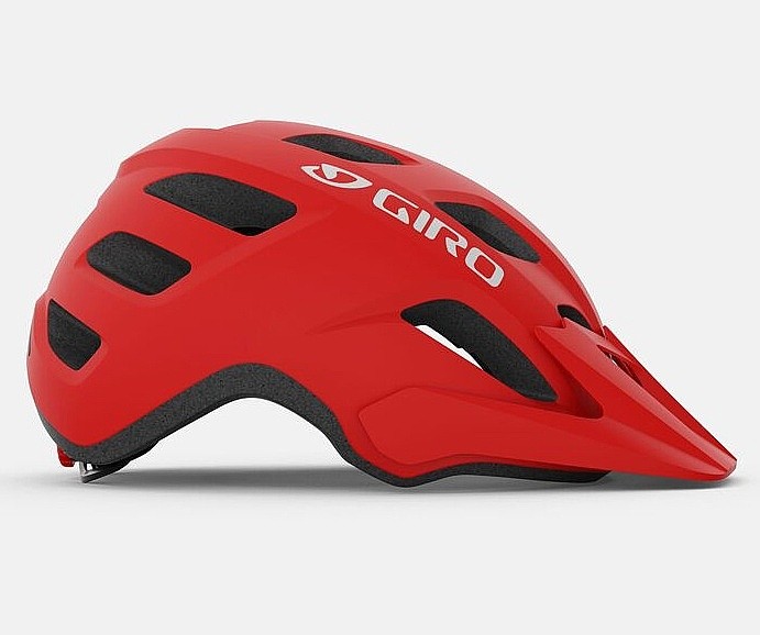 helmet Giro Fixture - Matte Trim Red 