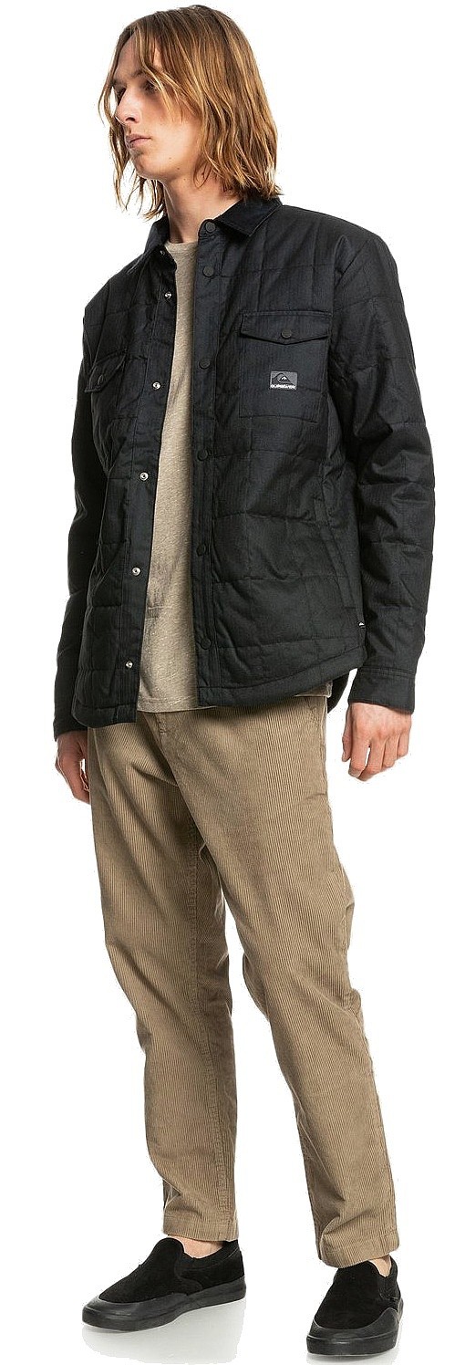 quiksilver leather jacket