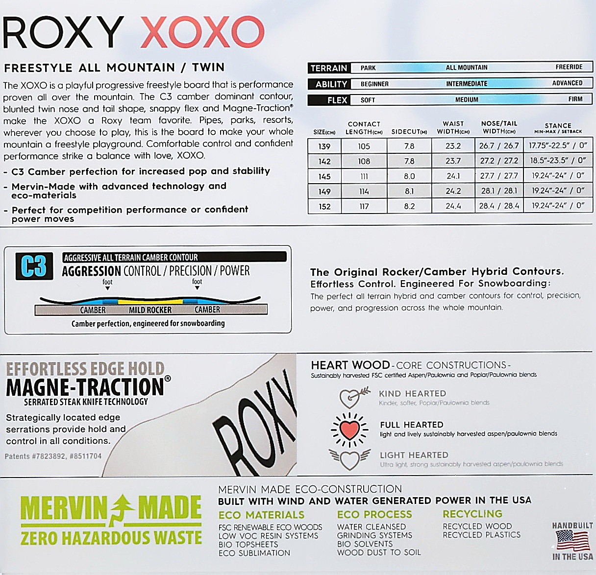 roxy xoxo c3 snowboard