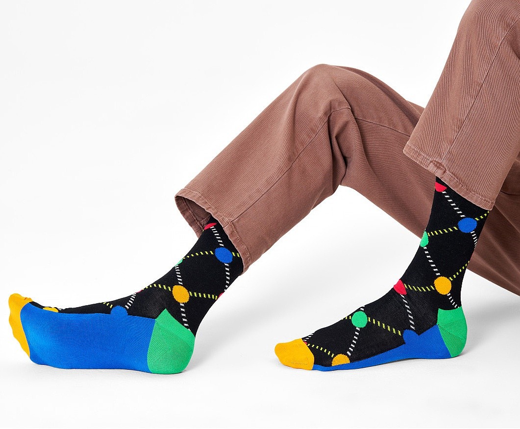 sockor Happy Socks Argyle Dot - ADO01-9300