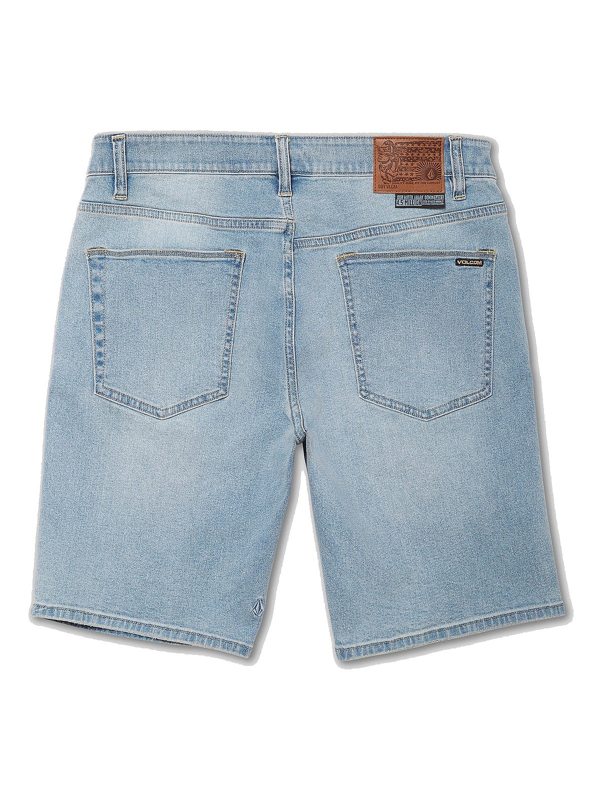 shorts Volcom Solver Denim - Worker Indigo Vintage - men´s