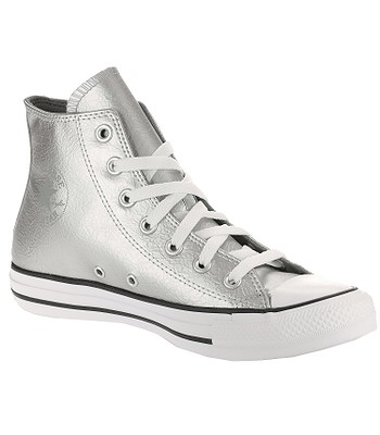 Silver hi top converse Outlet