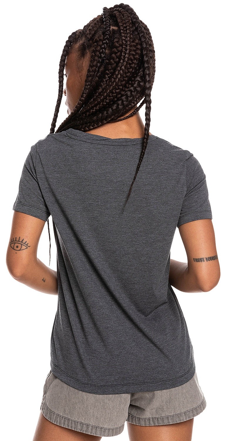 T-Shirt Roxy Chasing The Swell - KVJ0/Anthracite - women´s
