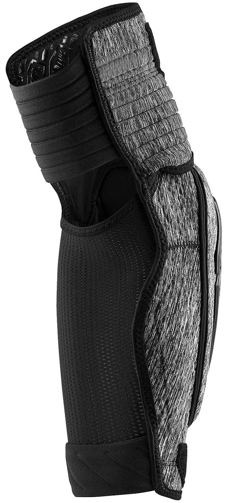 porotector 100% Fortis Elbow Guards - Heather Grey/Black