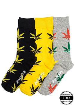 skarpetki Meatfly Lexy 3 Pack - Ganja
