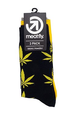 skarpetki Meatfly Lexy 3 Pack - Ganja