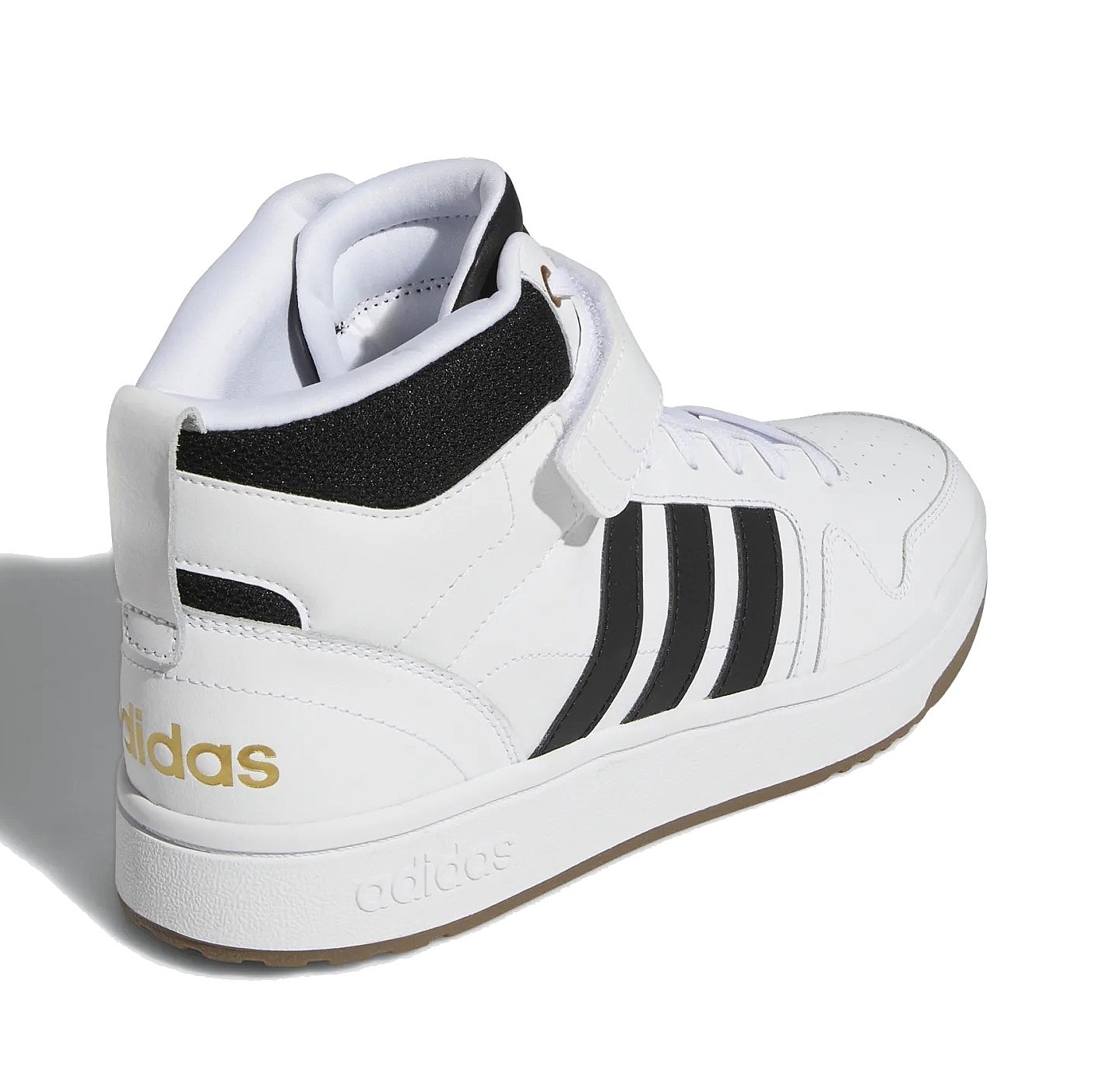 shoes adidas Performance Postmove Mid - Cloud White/Core Black/Gold Metallic - men´s