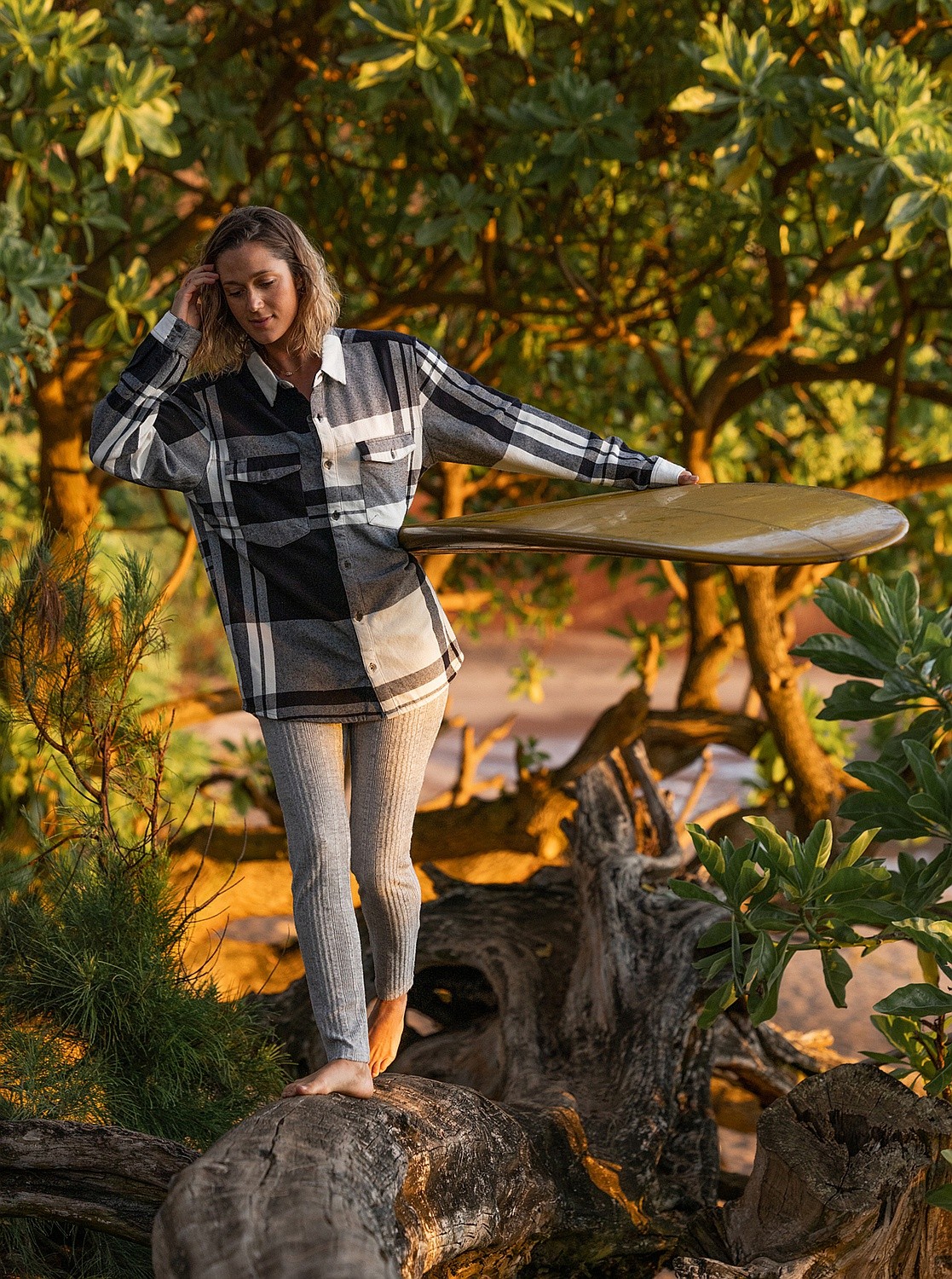 leggings Roxy Lazy Day - SGRH/Heritage Heather - women´s