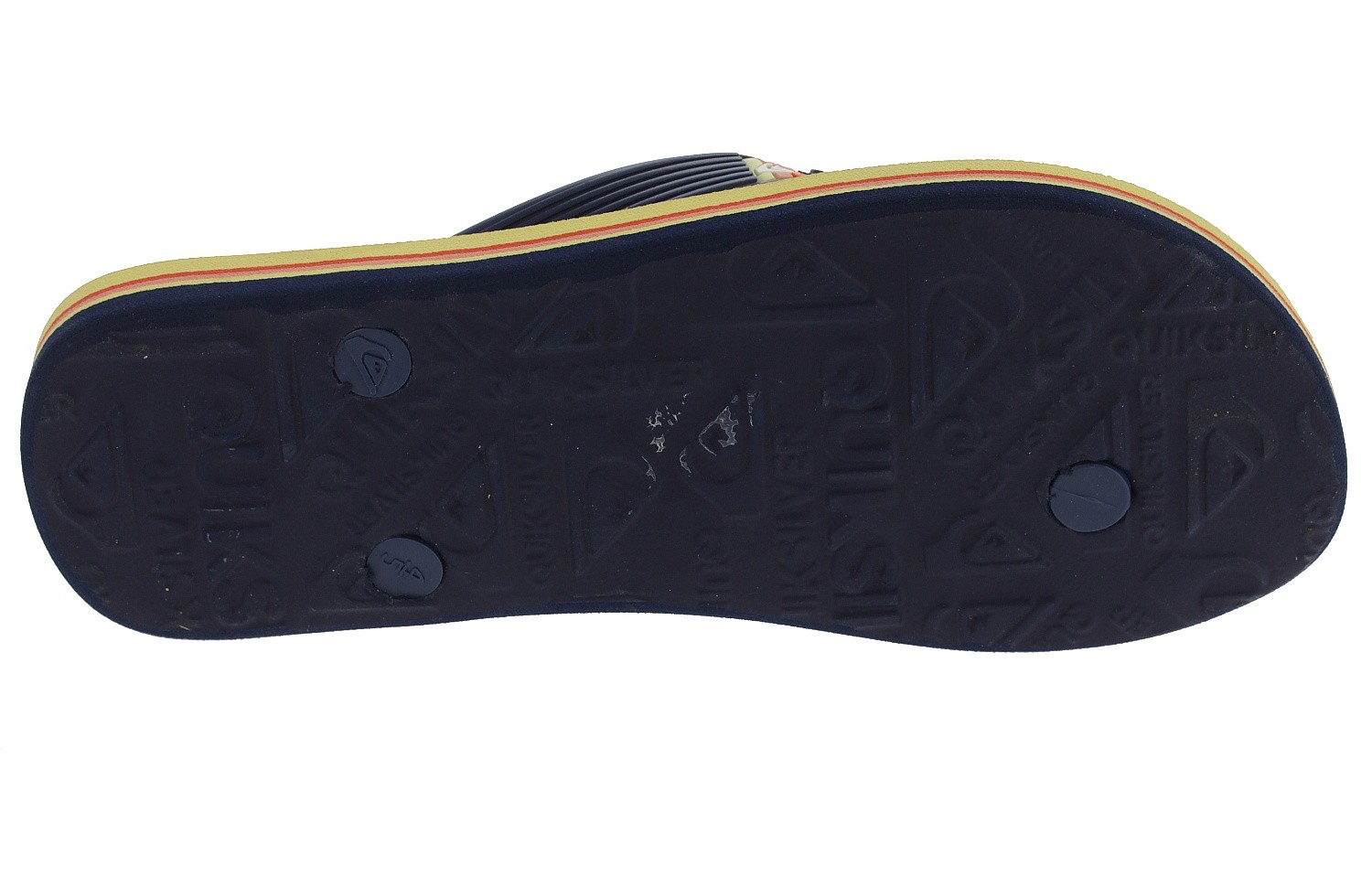 flip flops Quiksilver Molokai Massive - XBBN/Blue/Blue/Orange - boy´s