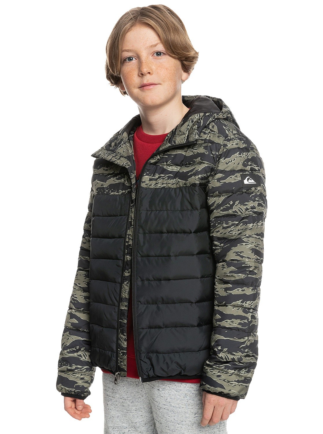 jas Quiksilver Scaly Mix - KTA6/Tarmac Tiger Camoo Y Apparel - boy´s