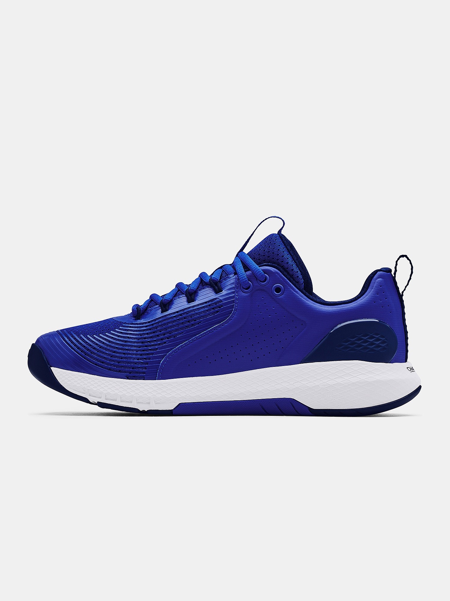 shoes Under Armour Charged Commit 3 Training - Royal/White - men´s