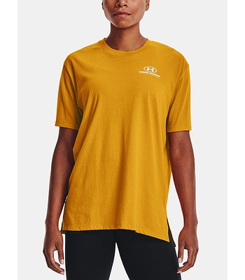 Yellow under armour shirt women's Clearance