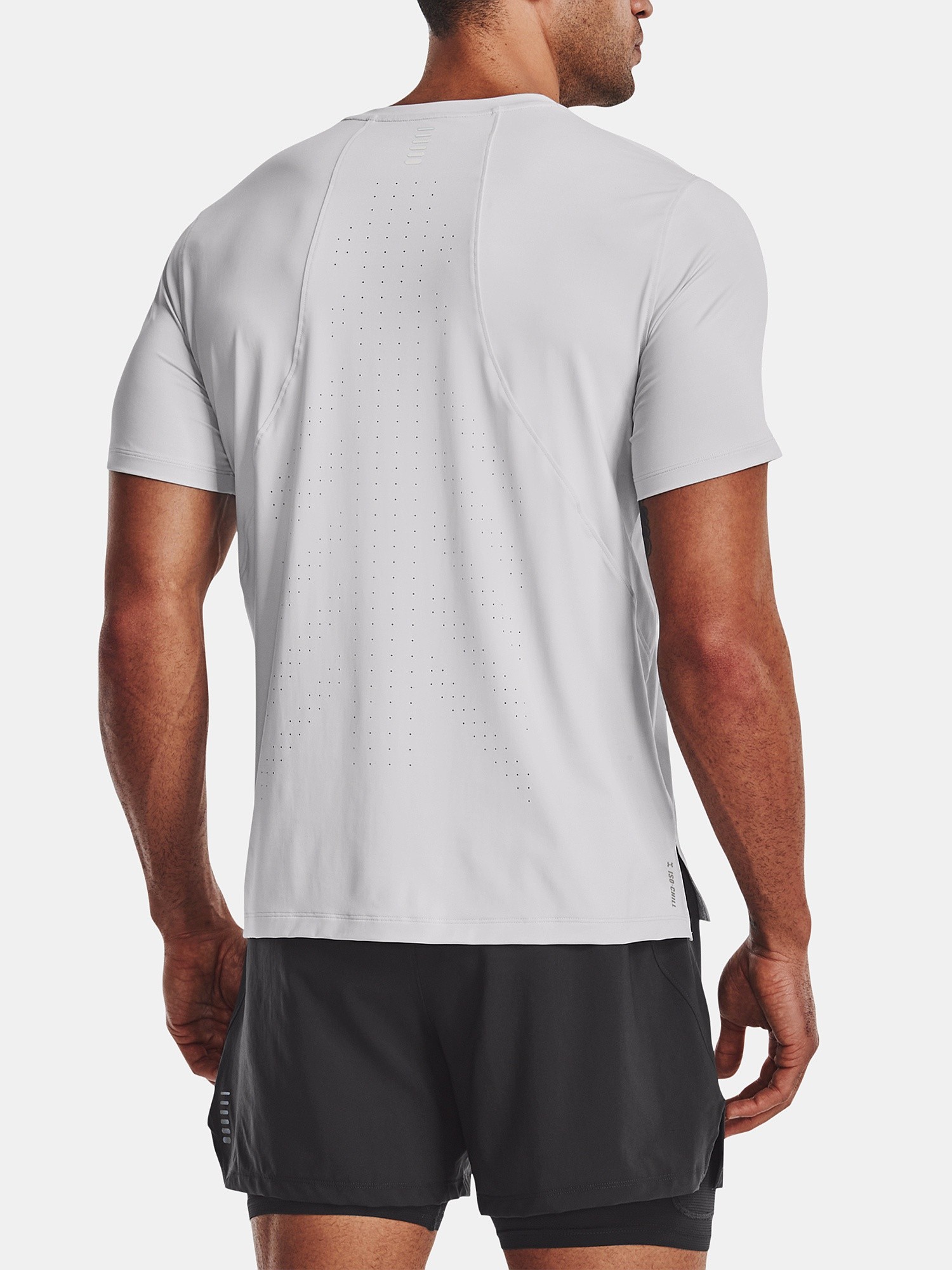 tričko Under Armour Iso-Chill Laser - Halo Gray