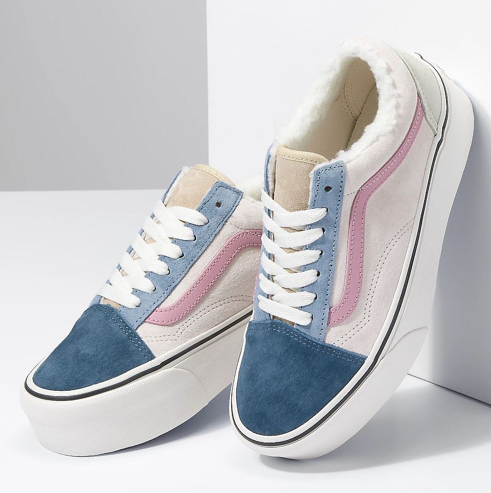 shoes Vans Old Skool Stackform - Pig Suede/Sherpa Multi Color
