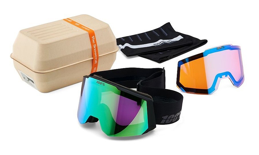 skidglasögon 100% Snowcraft Hiper - Black/Green