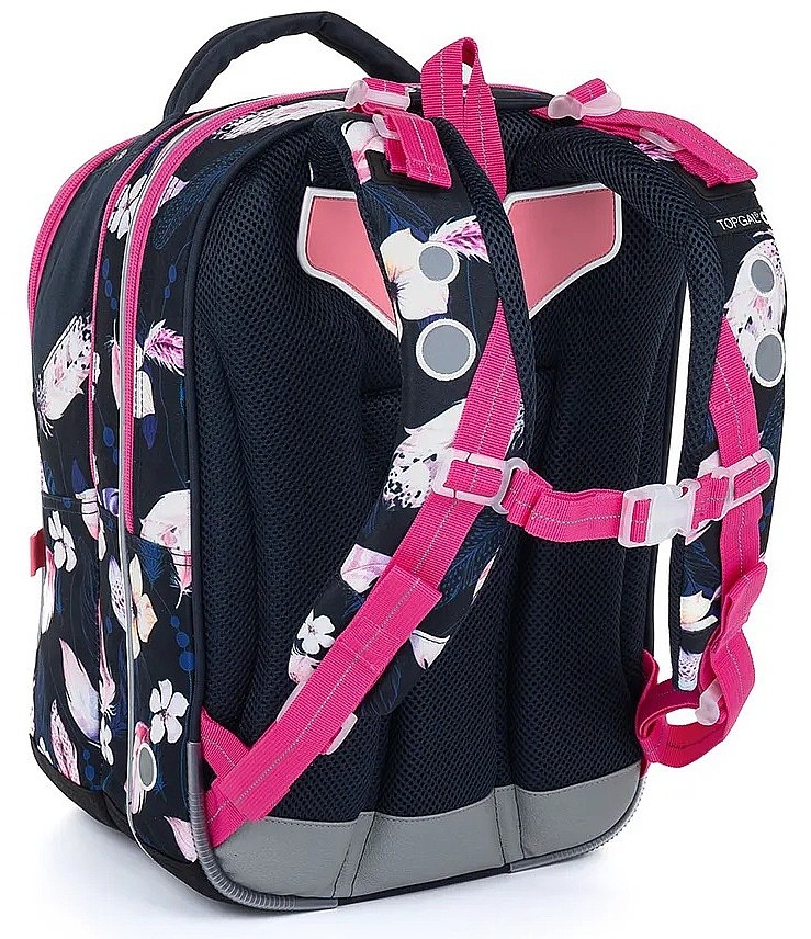 backpack Topgal COCO 23006 - G/Dark Blue/Pink - girl´s