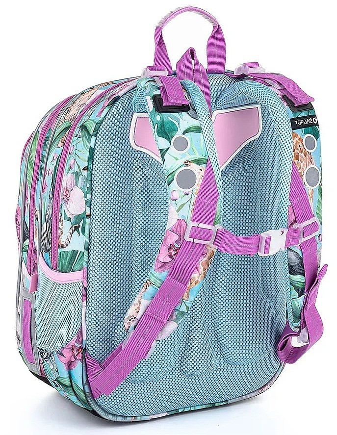 backpack Topgal ELLY 23004 - G/Turguoise/Pink - girl´s