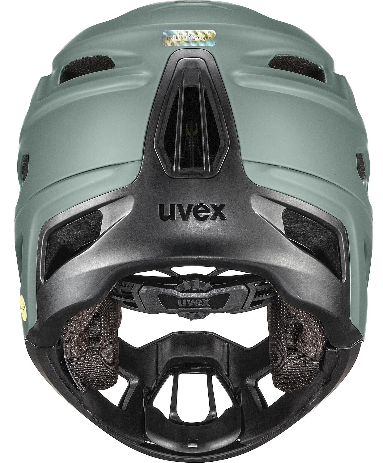 helmet Uvex Revolt Mips - Moss Green/Black Matt