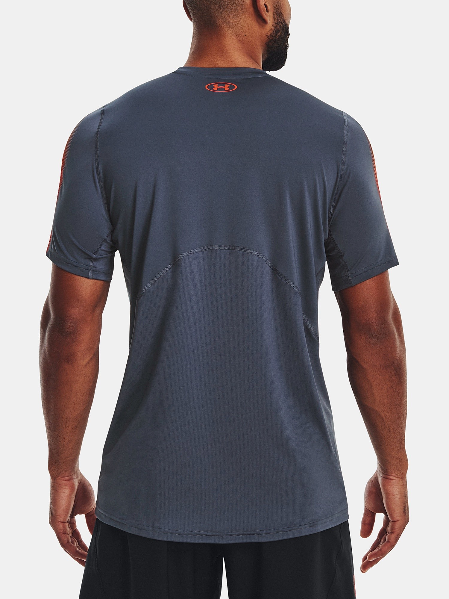 T-shirt Under Armour HeatGear Armour Novelty Fitted  - Downpour Gray - men´s
