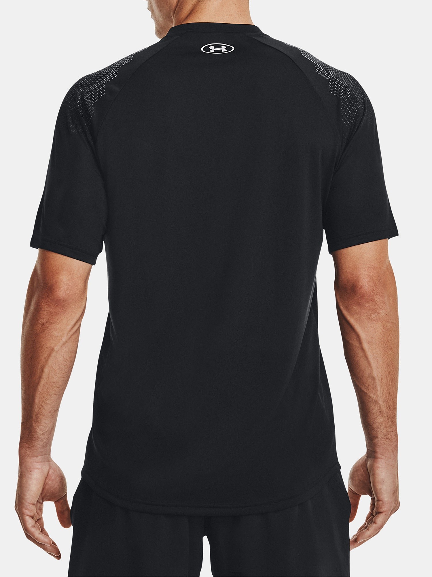 T-Shirt Under Armour Armourprint  - Black/Halo Gray - men´s