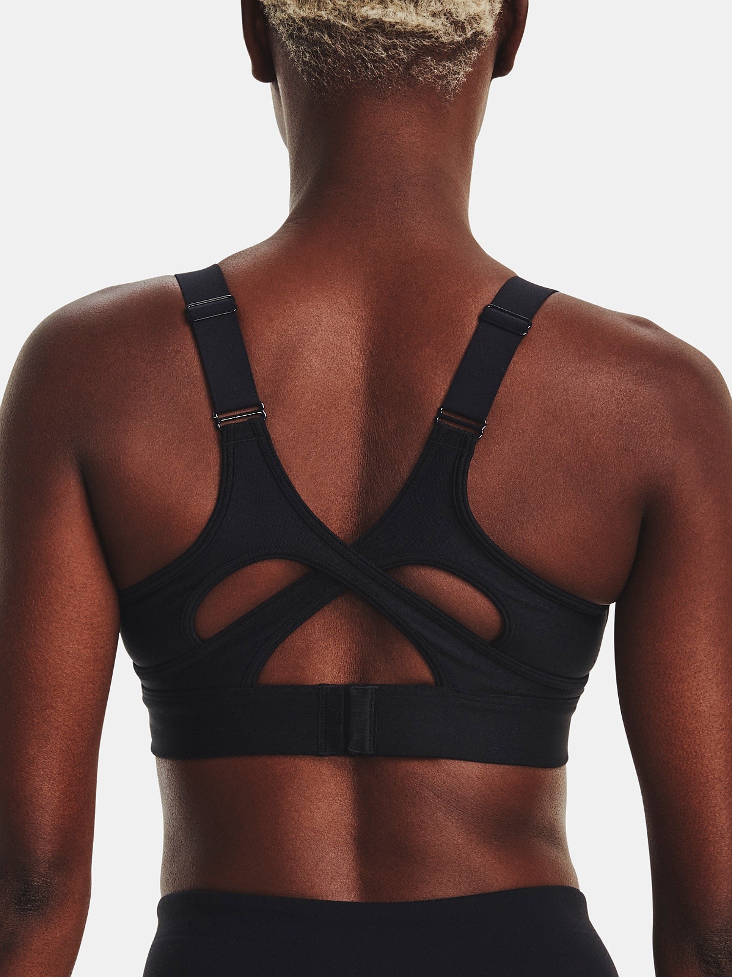 biustonosz Under Armour Infinity Crossover High - Black/White