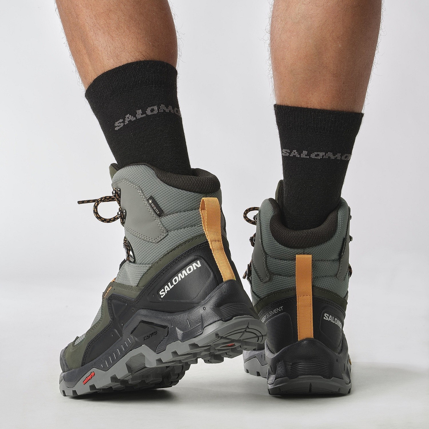 topánky Salomon Quest Element GTX - Pewter/Beluga/Buckskin