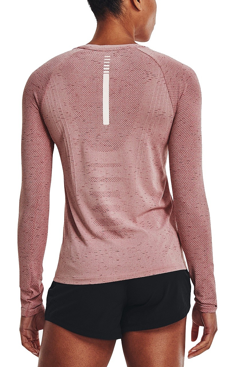 T-shirt Under Armour Seamless Run LS - Retro Pink