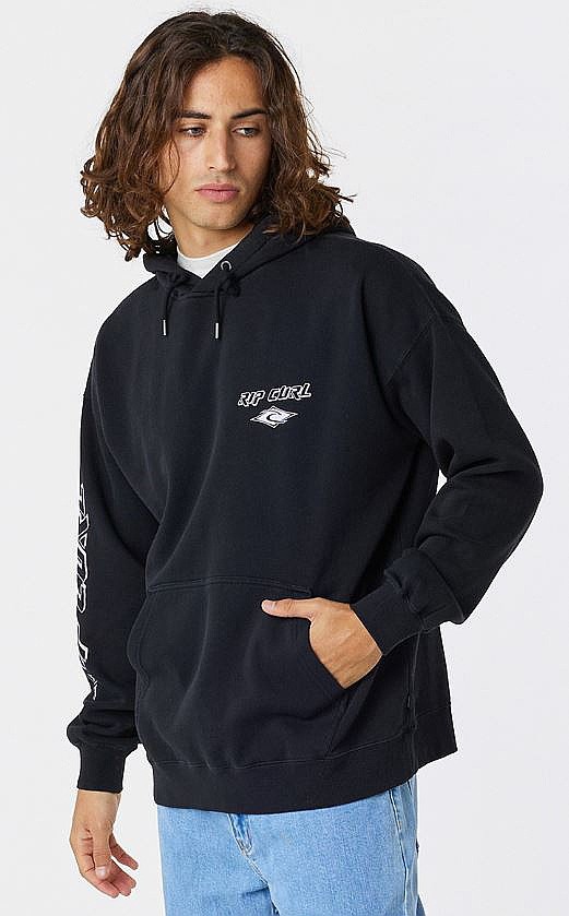 sweatshirt Rip Curl Fade Out Hood - Black - men´s