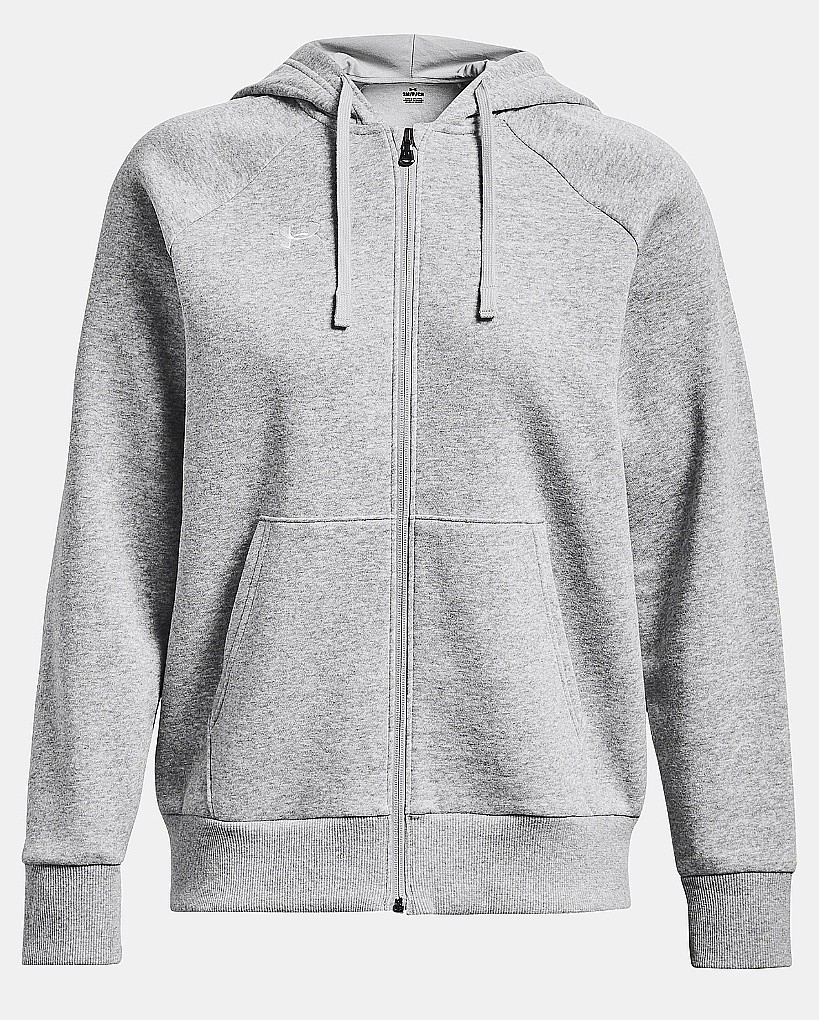 (取寄) アンダーアーマー レディース ライバル フリース ブーディ Under Armour women Rival Fleece Hoodie Mod Gray Light Heather/White sweatshirt Under Armour Rival Fleece Hoodie Zip - Mod Gray
