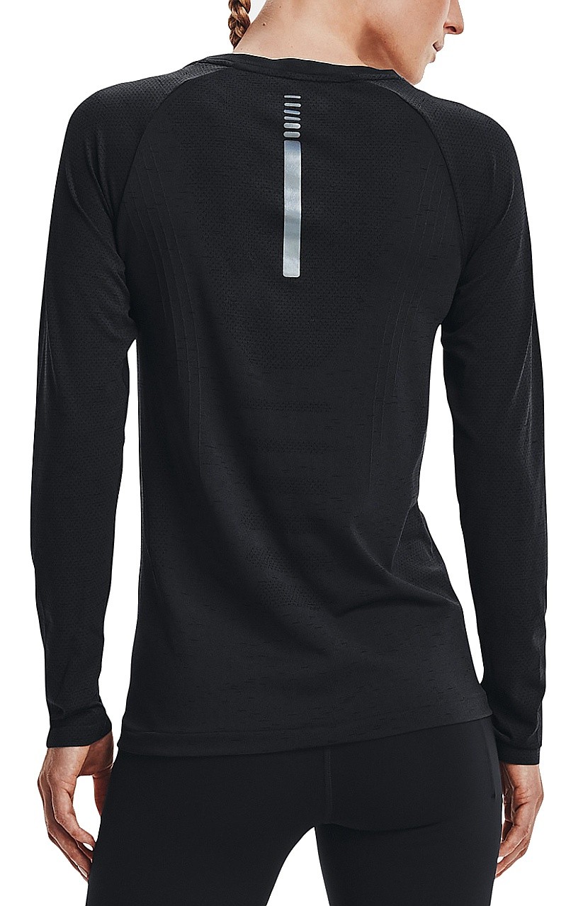 tričko Under Armour Seamless Run LS - Black