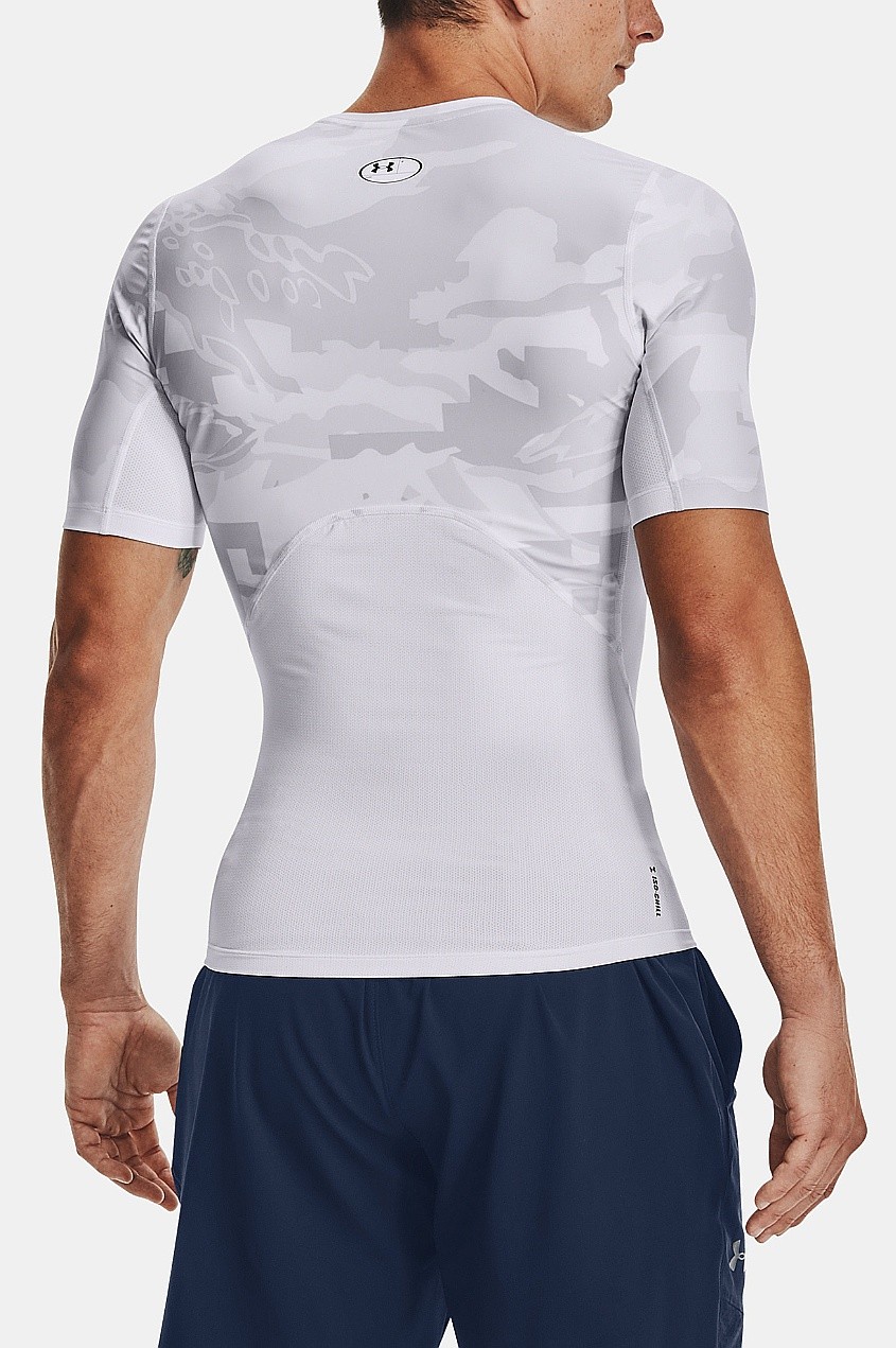 T-shirt Under Armour HeatGear Iso-Chill Compression Printed - White - men´s