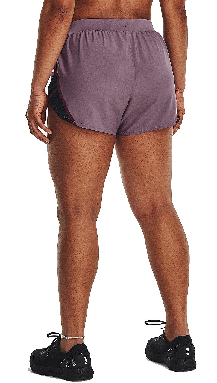 short Under Armour Fly By 2.0 Misty Purple Dark Maroon Reflective women s blackcomb shop.eu