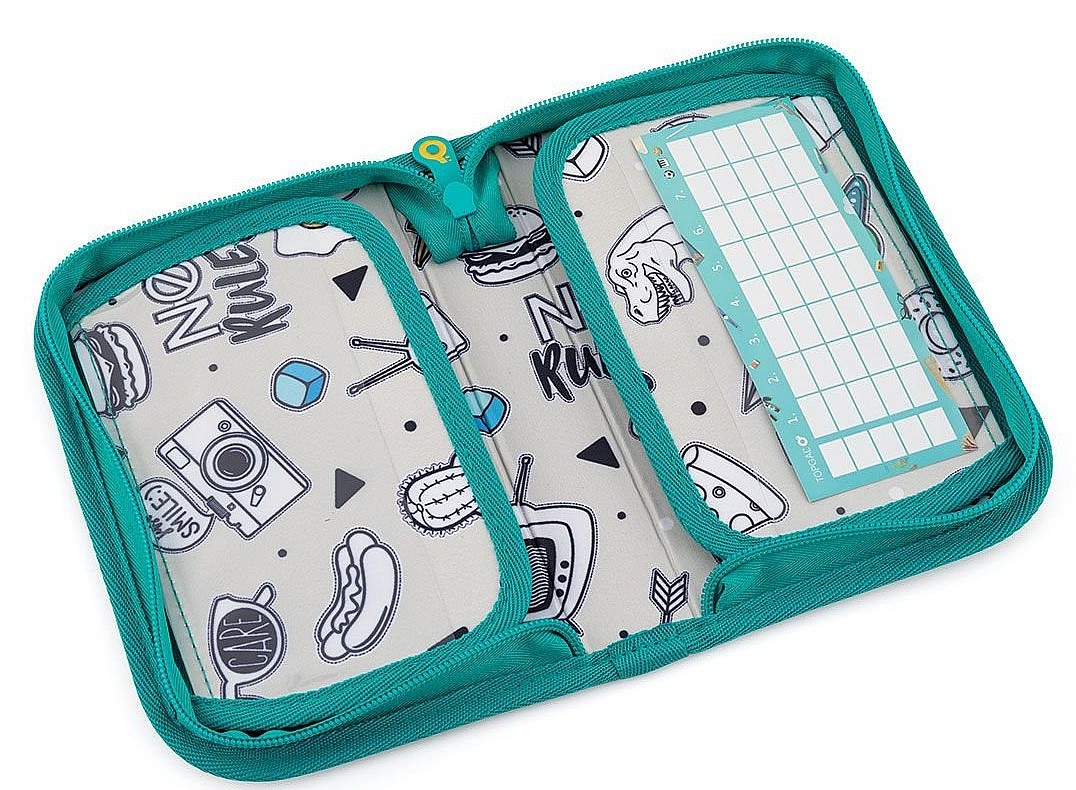 pencil case Topgal PENN 23039 - B/Black/Green - unisex junior
