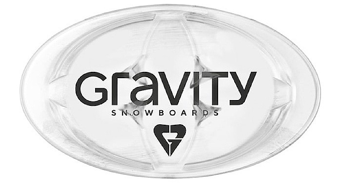 grip Gravity Logo W Mat - Clear/Black