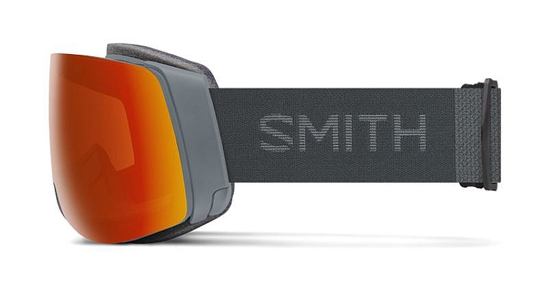 Skibrille Smith 4D MAG - Slate/ChromaPop Everyday Red Mirror