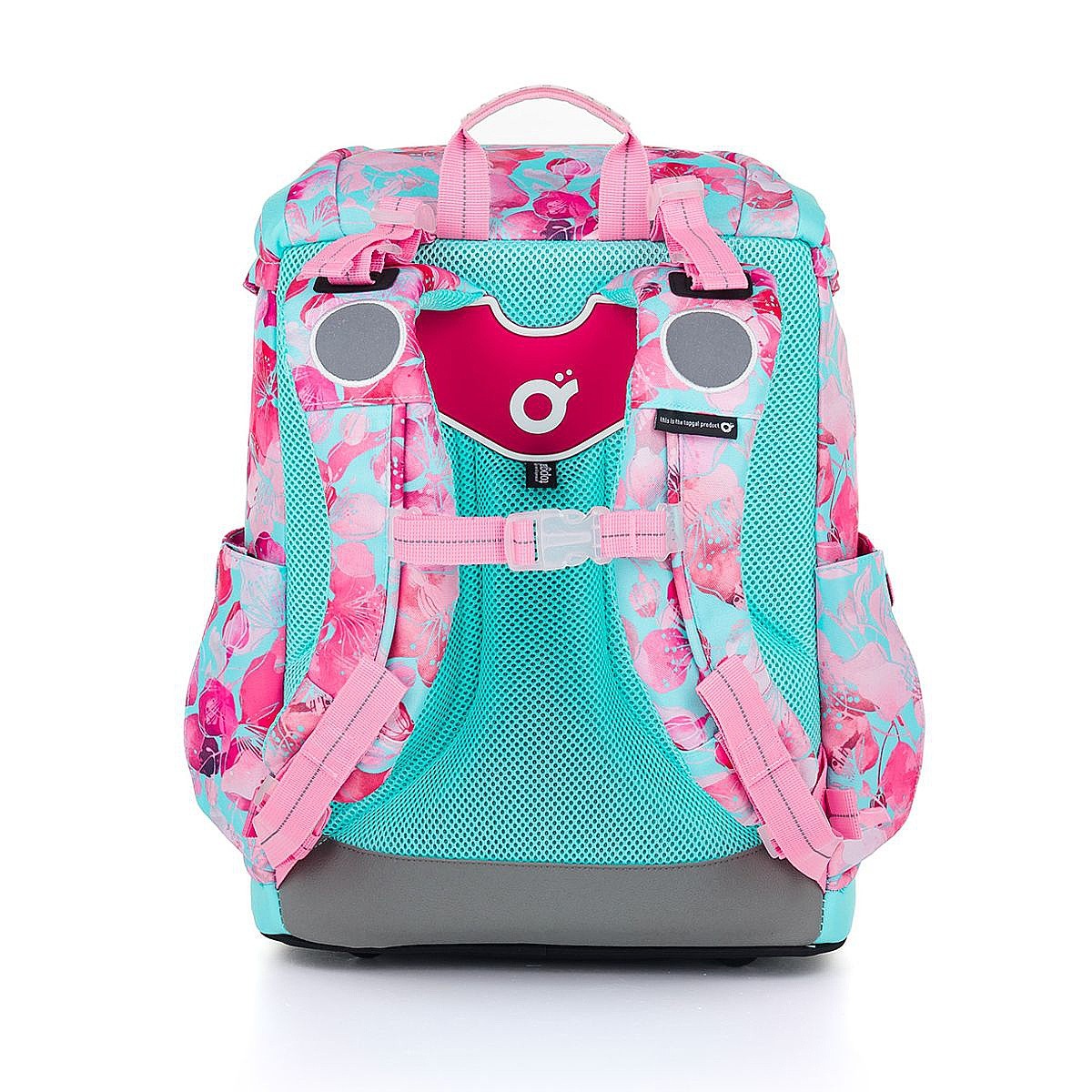 backpack Topgal KIRA 23035 - Pink/Blue/Flowers - girl´s