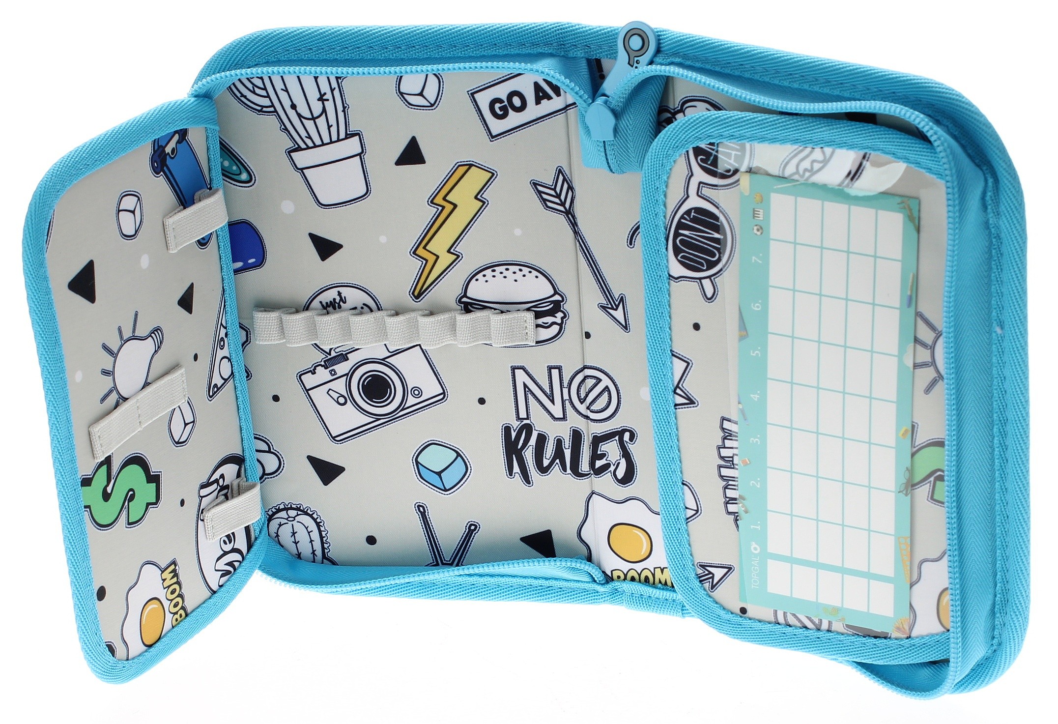 pencil case Topgal PENN 24016 - B/Blue - unisex junior