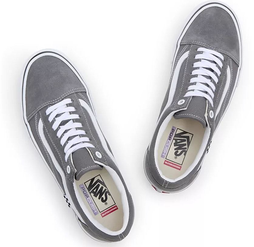 shoes Vans Skate Old Skool - Pewter/White - men´s