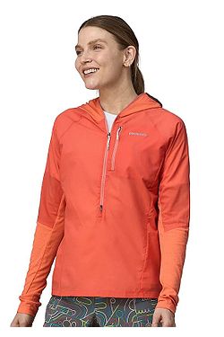 bunda Patagonia Airshed Pro Pullover - Coho Coral