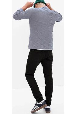 jeans GAP Slim Taper GapFlex - Washed Black - men´s