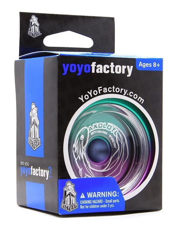 最終値下げ！ yoyo factory ミラクル パープル yoyo Yoyofactory Axolotl Metal - Purple/Green - blackcomb