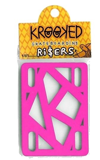 Unterlagen(Skateboard) Krooked Riser Pads - Hot Pink