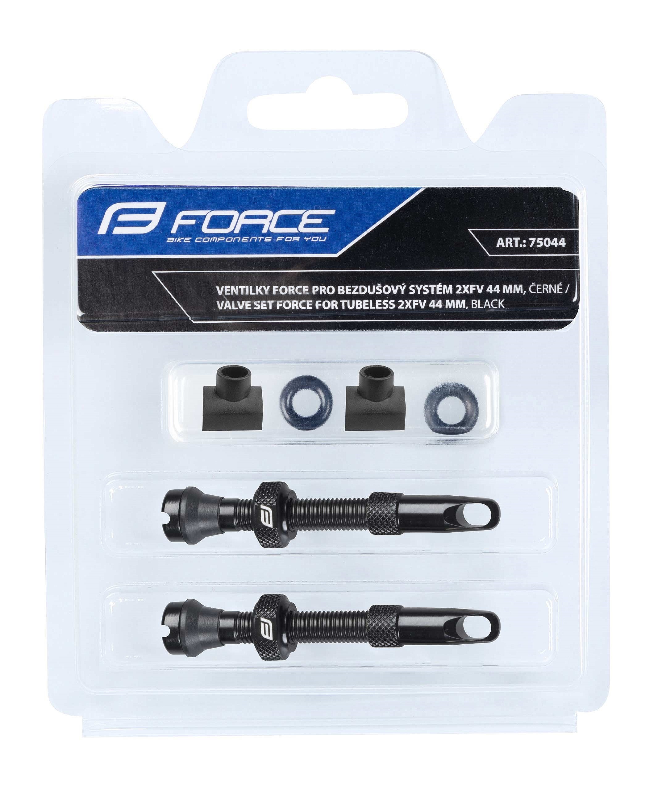ventilek FORCE FV 44mm Tubeless System 2 Pack - Black