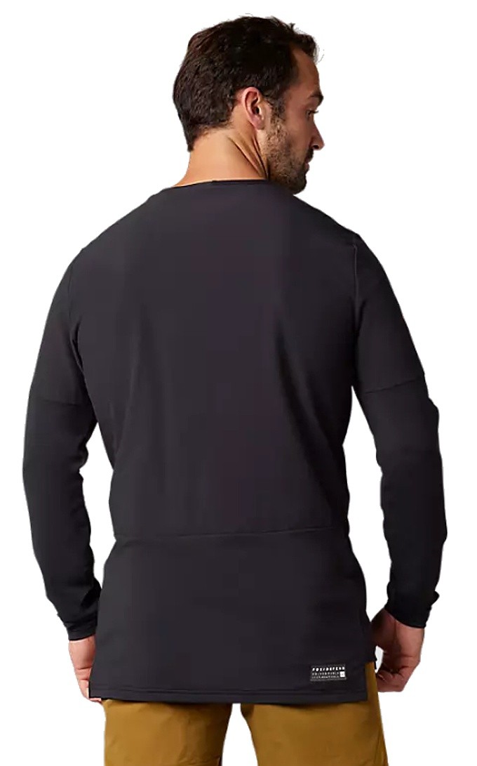 Fahrradanzug Fox Defend Thermal Jersey LS - Black - men´s